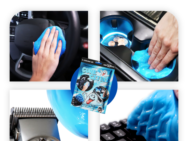 gunk getter cleaning gel car cleaning keyboard intricate objects dust