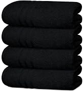 Tens Towels Pack of 4 Soft Bath Towels, 100% Cotton, 27 x 54 Inches, Lightweight & Quick-Dry, Ide...