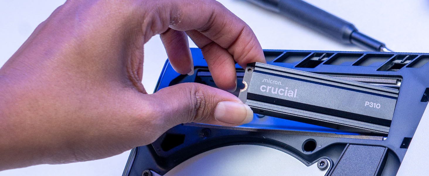 Crucial P310 2280 NVMe Internal SSD With Heatsink