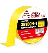 Avery Dennison Yellow Floor Marking Tape, Safety Warning Tape for Caution and Aisle Marking, 2 in...