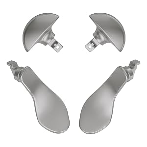 eXtremeRate Back Paddles for PS5 Edge Controller Replacement Metal Back Buttons, Interchangeable