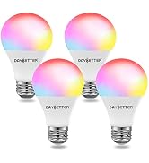 DAYBETTER Tuya Smart Light Bulbs, RGBCW Wi-Fi Color Changing Led Bulbs Compatible with Alexa & Go...
