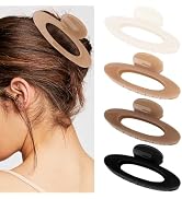 Large Claw Clips for Thick Hair 4.8 Inches Non-slip Big Matte Claw Clips for Women Fashion Hair A...