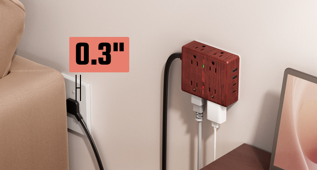 brown desk accessories wall extension