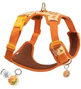 Western Cowboy No Pull Dog Harness for Medium Dogs, Soft Breathable Air Mesh Vest Adjustable Esca...