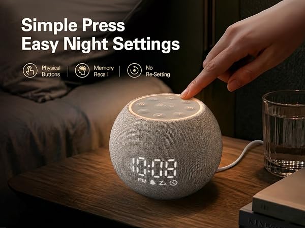 white noise alarm clock