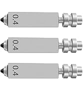 3PCS 0.4MM Integrated Hotend Hardened Steel Nozzles for Anycubic Kobra X, Quick-Swap Printhead Al...