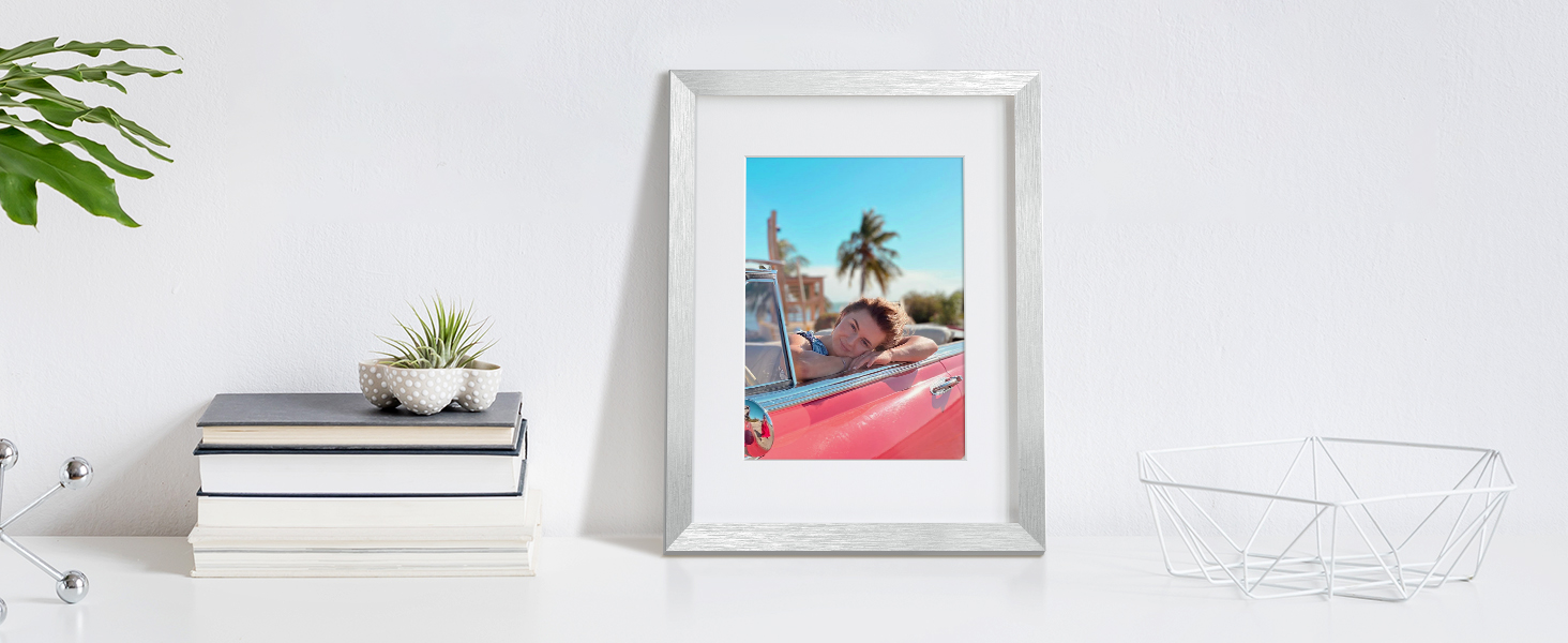 silver frame 8.5x11