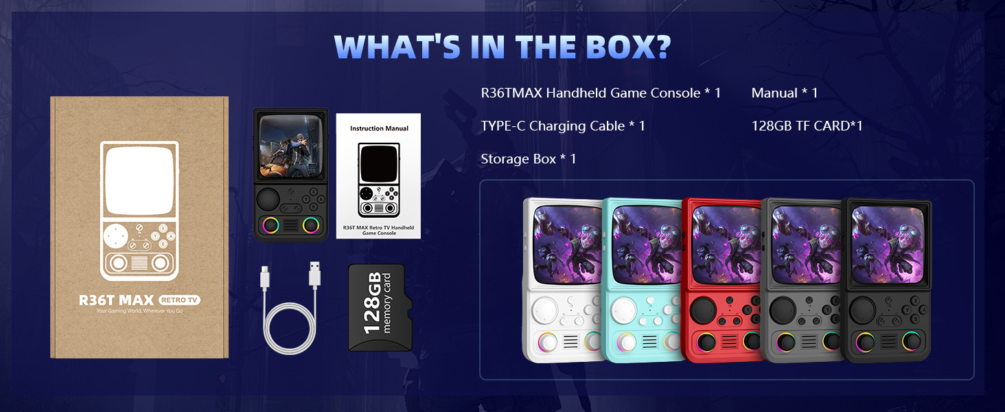 retro handheld game console gaming video consoles stick retroid pocket games hand held gameboy