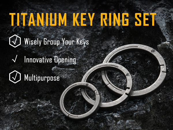 Side Pushing Key Ring
