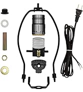 Creative Hobbies ML93HK Black Finish Make-A-Lamp Kit with All Parts Needed and Instructions for D...