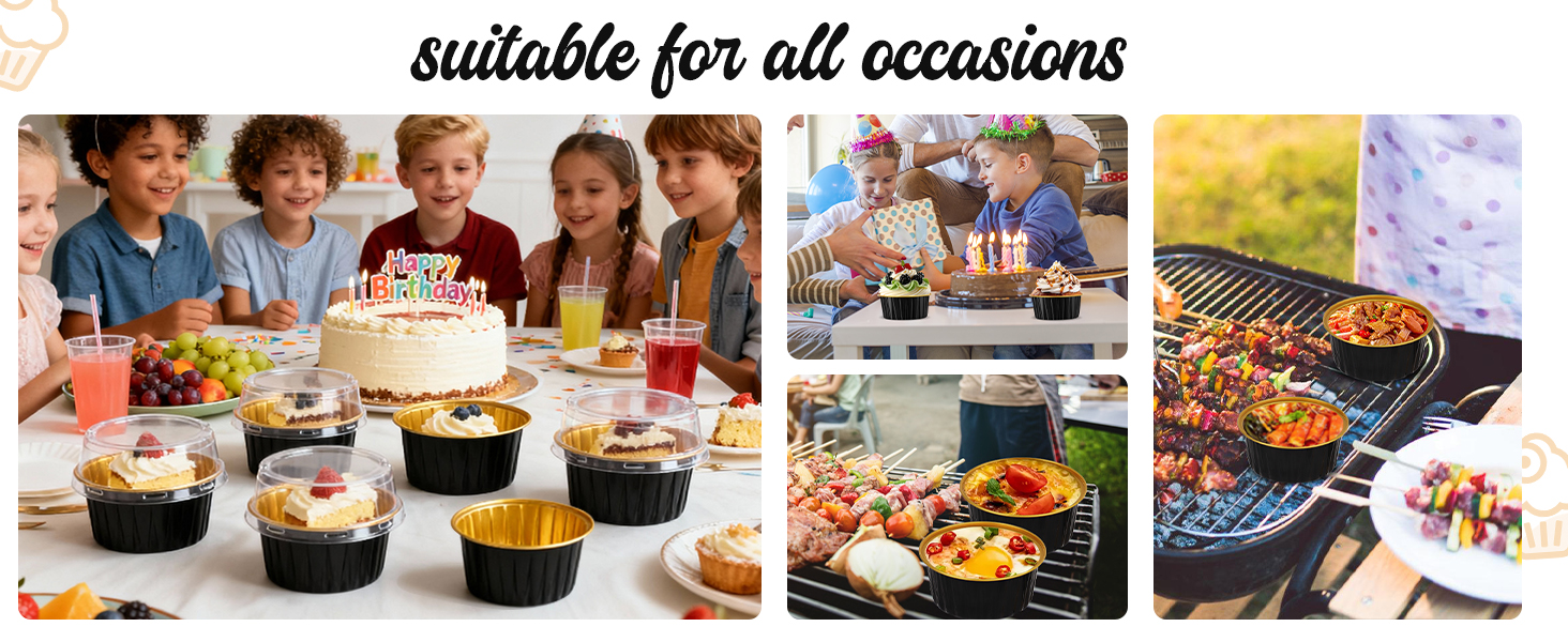 Round Mini Cake Pans with Lids
