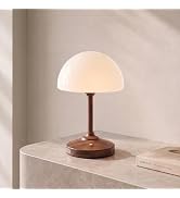 Dawnwake Table Lamp Cordless Lamp for Bedroom,Small Bedside Desk Lamp,5000mAh Rechargeble Battery...