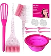 12 pcs Hair Dye Kit Professional Salon Tools with Hair Dye Brush and Bowl Set Hair Bleach Kit,Dye...