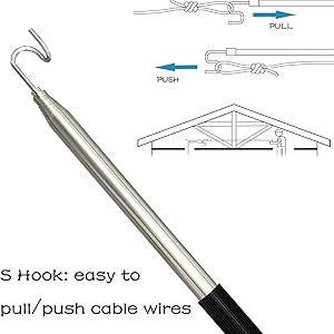 telescoping pole hook magnetic retrieval tool extendable magnet pickup tool telescopic magnet stick