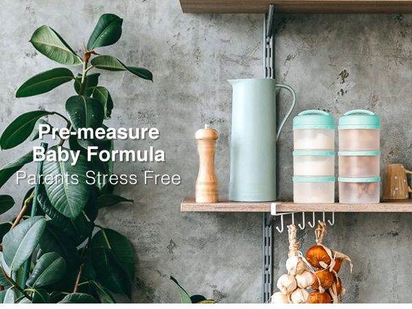 baby formula dispenser on the go new parents gift set