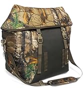 WTVIDAS Hunting Scent Proof Bag Double Layers Smell Proof Duffel Storage Bag Camouflage Scent Loc...