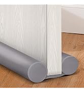 MAXTID Under Door Draft Stopper 32 to 38 Inches Grey Adjustable Door Sound Proof Insulation Door ...