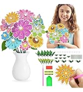 ZORETCO 10 Pcs Diamond Painting Kits for Adults, Home Office Decor with Flowers Butterfly Diamond...