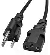 LIFKAHY 5ft 3 Prong Power Cord Replacement for HP Dell Acer Asus Lenovo Laptop Power Cable