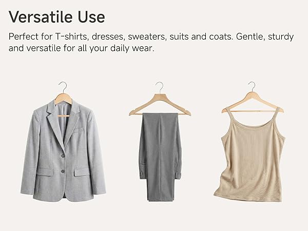 StorageWorks Wooden Hangers