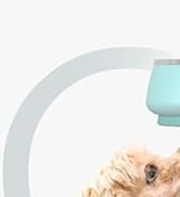 Pawaii Dog Bowl, Dog Food Water Bowl with Non-Slip Rubber Base, Metal Insulated Stainless Steel D...