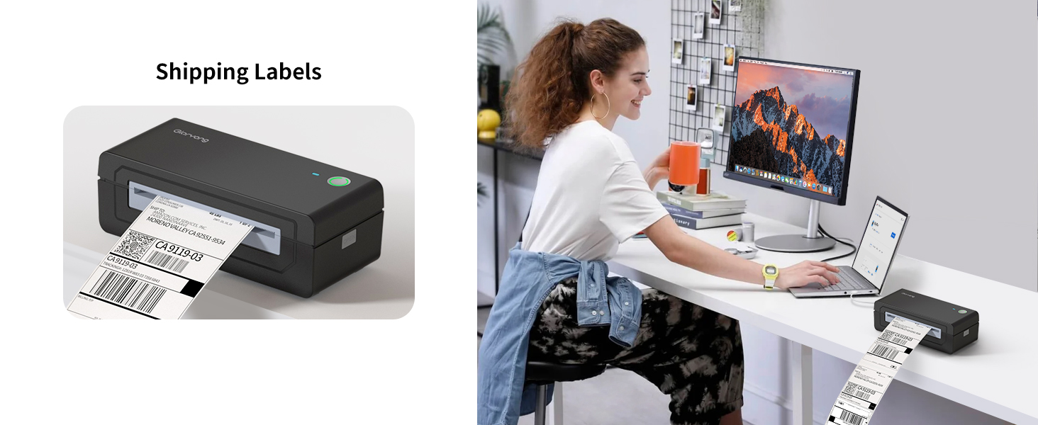 shipping label printer