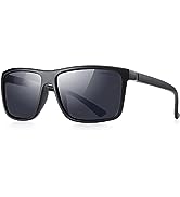 MERRY'S Polarized Vintage Rectangular Sunglasses for Men/Women Fashion Driving Mens Sun glasses S...