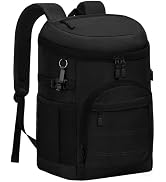 ELONGRIVER 35 Cans Insulated Backpack Cooler for Men, Leak Proof Camping Beach Cooler Backpack Po...