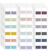Potanro Sticky Tabs 720pcs Color Tabs for Notebooks 1 Inch Book Tabs Writable Annotation Tabs Rep...