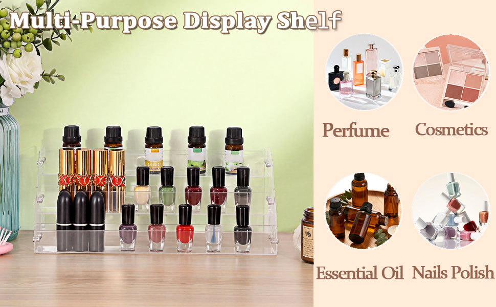 Perfume Stand Organizer perfume organizer for dresser nail polish acrylic perfume stand for bedroom