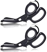 MEUUT 2 Pack Medical Scissors Trauma Shears with Carabiner design, 7.5