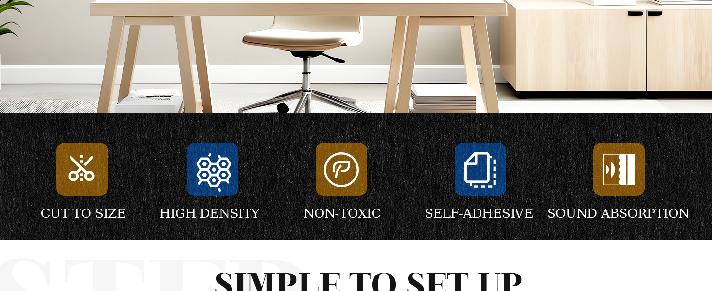easy install felt board