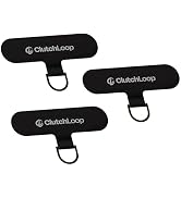 ClutchLoop 3 Pack Anchor – Universal Phone Tether Tabs, Strong Phone Lanyard Patches & Strap Repl...