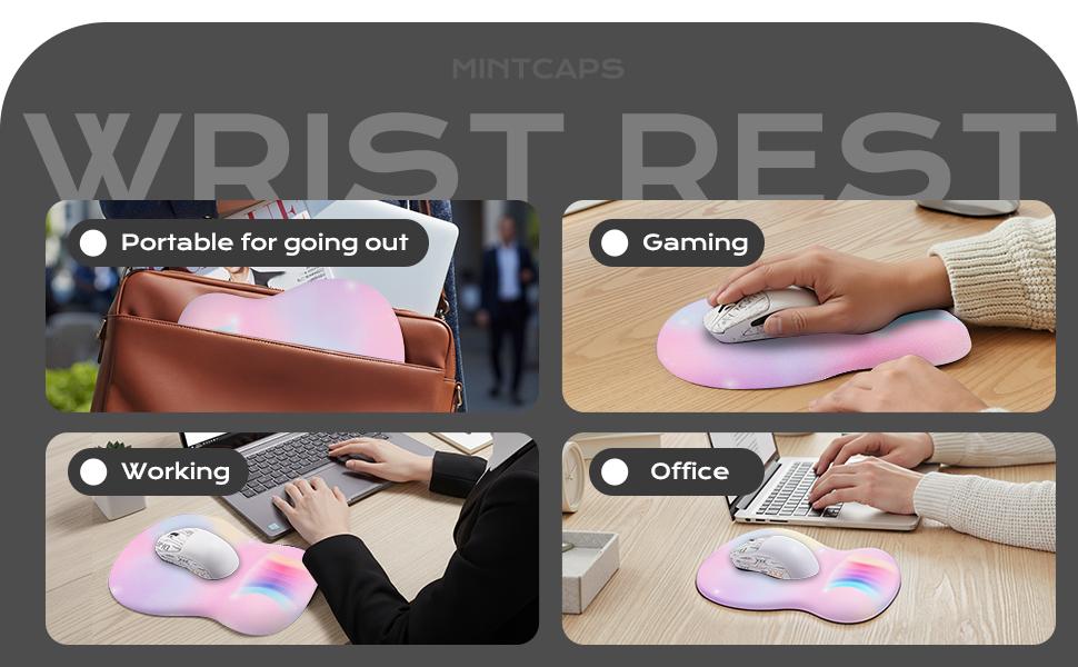 pink mouse pad