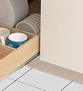 graffitimaster Pull Out Cabinet Organizer, Wood Slide Out Wood Drawer for Kitchen, Bedroom, Livin...