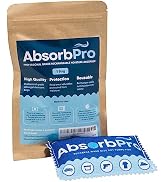 Absorb Pro - 100g (1-pack) Rechargeable Desiccant Pouch - Moisture Absorbing Bag - Dehumidifier f...