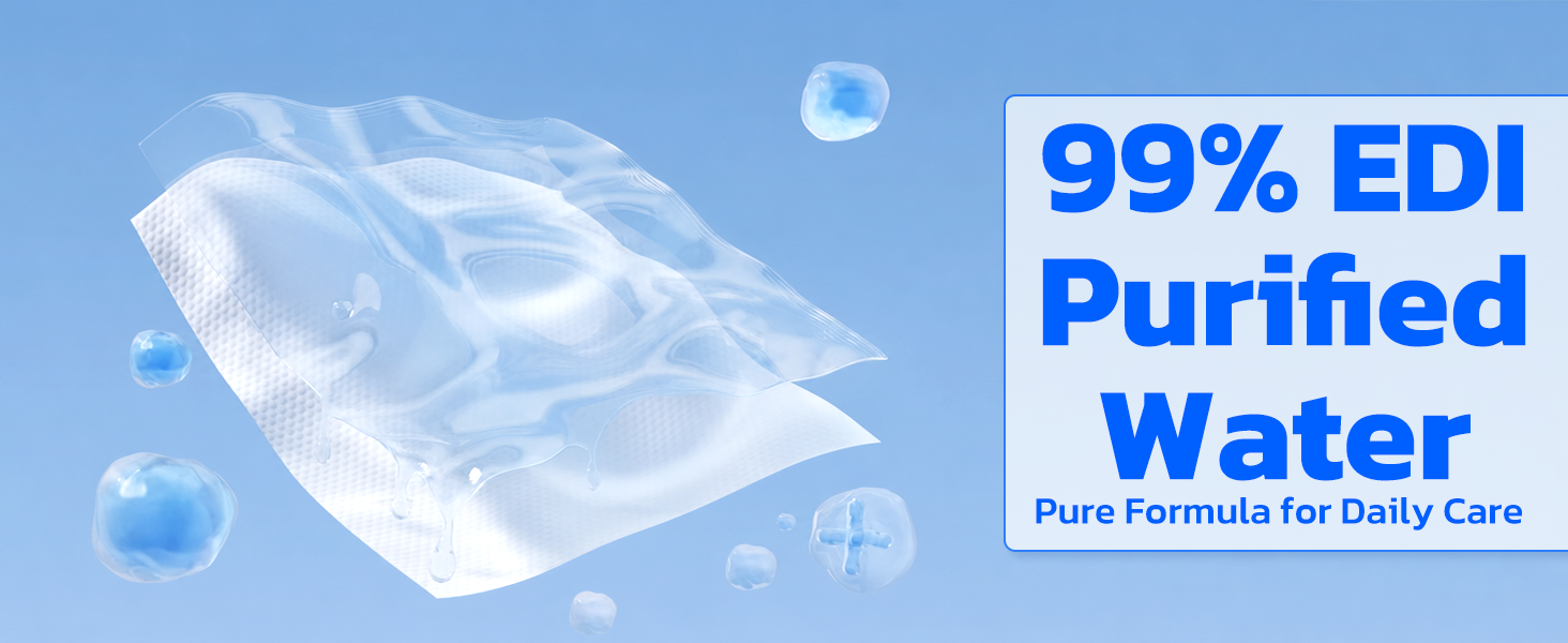 99% EDI Purified Water, Pure Formula for Daily Care