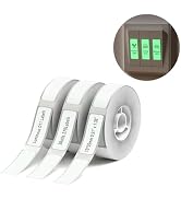 NIIMBOT D11 Luminous Label Maker Tape 3 Rolls Adhesive Label Paper 0.51
