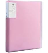 M&G 60 Pocket Binder with Plastic Sleeves 9.2x12, A4 Portfolio Folder with Clear Sheet Protectors...