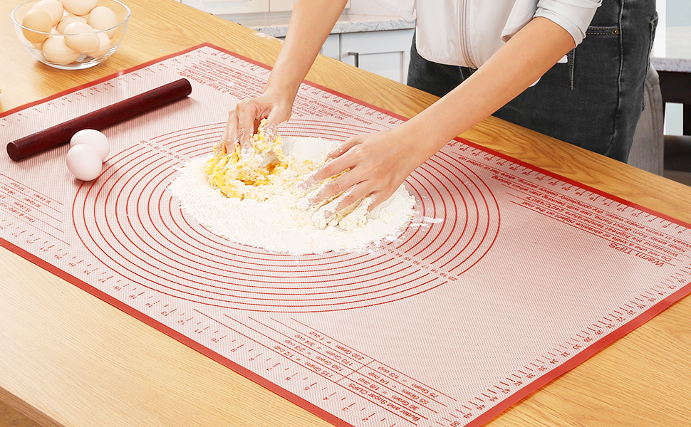 silicone baking mat;dough mat;pastry mat;baking mat;pastry mats for rolling dough;baking mat