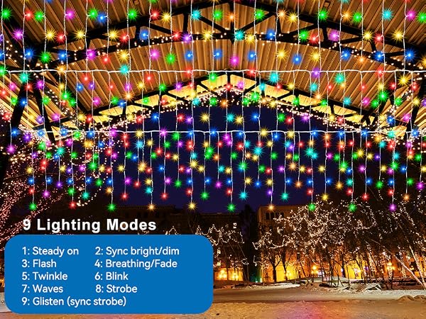 color changing Christmas lights