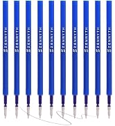 MengRan 4.3'' Gel Ink Pen Refills for Click Pens,0.5mm Tip Fine Point,Quick Drying Ink,Compatible...