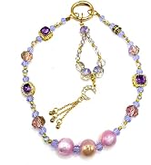 danytes Luxury Phone Charm - Handmade Crystal & Stone Beaded Dangle Strap ,Elegant Color Design ,...