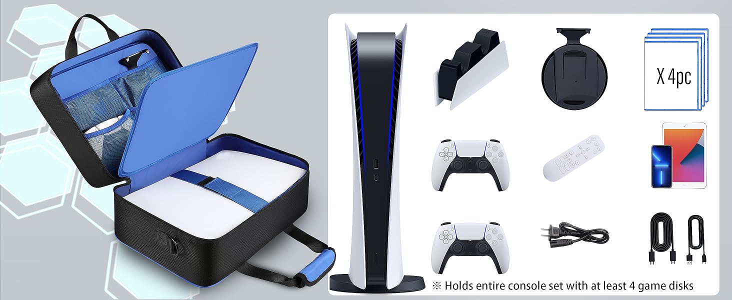 ps5 accessories ps5 travel bag Gift for man Christmas gift PlayStation playstation5 Ps5 playstation5