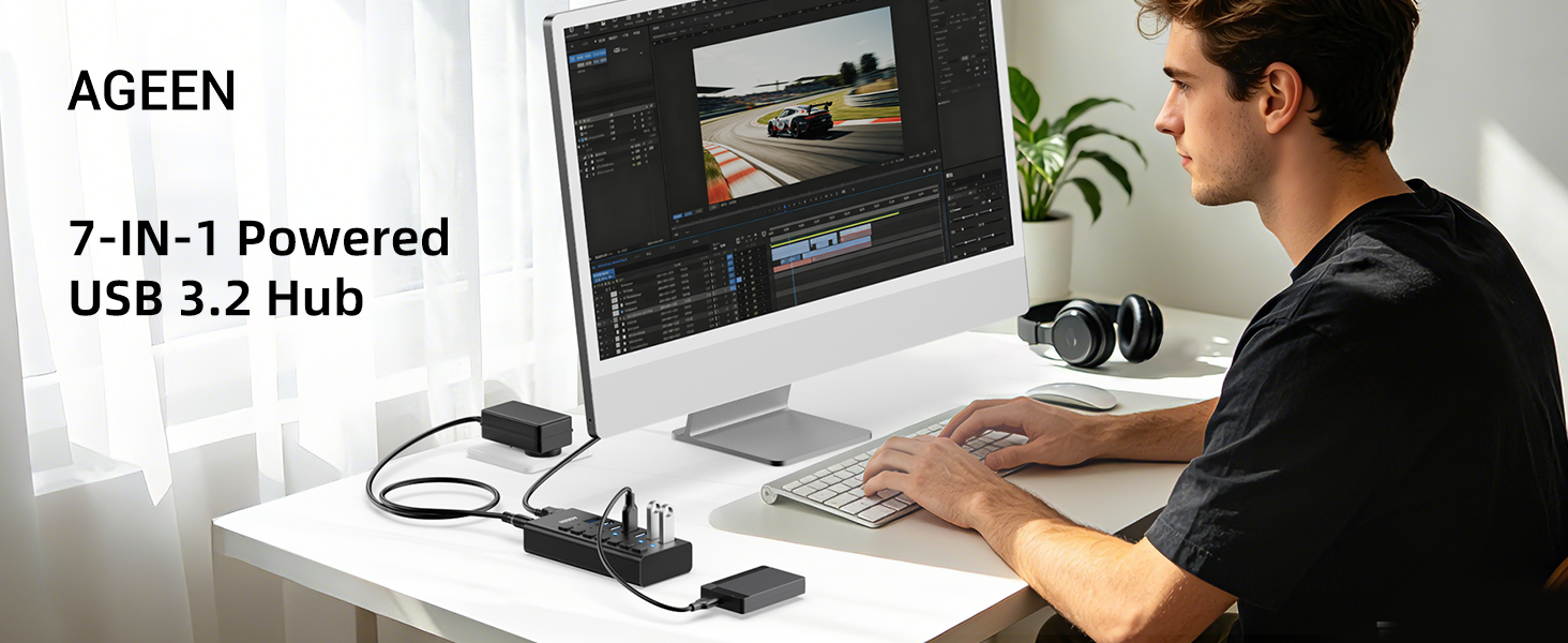 7 Ports USB Hub
