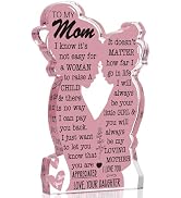 Mom Gifts from Daughter Christmas Gift for Mom, Mom Birthday Ideas Gift Cool Mother's Day Gifts f...