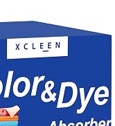 Xcleen Color Absorber for Laundry-Protect Your Clothes from Color Bleed and Stains-40 Count