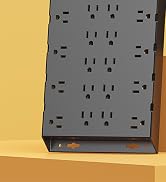 DEPOW Surge Protector Power Strip, 6.5FT Long Flat Plug Extension Cord with 22 AC Outlets (1875W/...