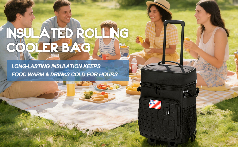 Rolling cooler